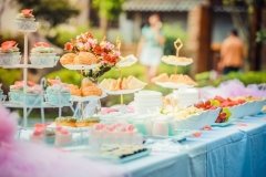 Cute wedding catering